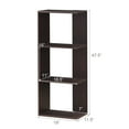 thumbnail image 2 of Topbuy Set de 2 Support de Rangement Moderne pour Diviseur de Pièce à 4 Niveaux Présentoir de Bibliothèque Ouvert, 2 of 5