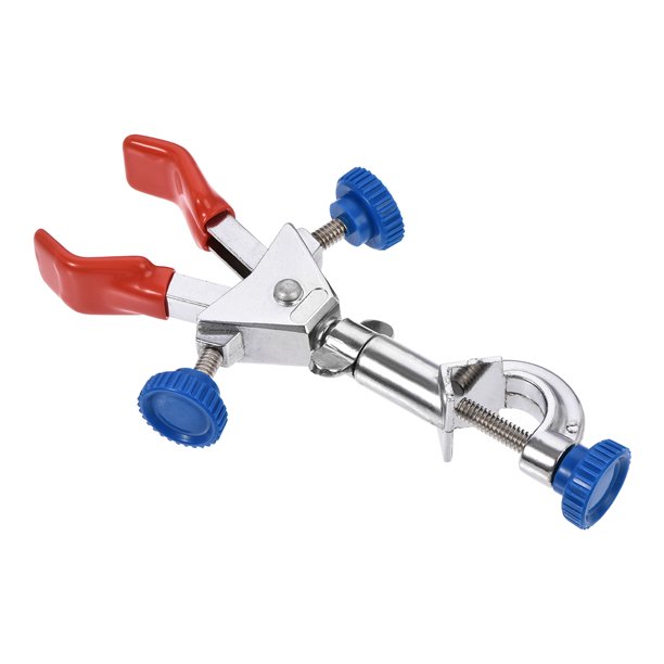 Labs Burette Clamp, 2 Prongs Swivel Head Dual Adjustable Test Tube
