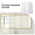 thumbnail image 3 of SHOWERORO 5Pairs French Cleat Picture Hanger Silver for French Cleat Bracket Picture Hanging, 3 of 8