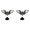 Black-2Pcs, variant on 1Pcs Halloween Bat Corner Shelf Wall-Mounted Storage Rack, Wooden Spiderweb Design Floating Display Shelf for Living Room Kitchen Bedroom and Gothic Home Decor Accent 13x5.5 Inch Black