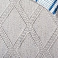 thumbnail image 5 of SAFAVIEH Global Michael Diamond Indoor/Outdoor Area Rug, Grey/Light Grey, 4' x 4' Square, 5 of 5