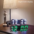 thumbnail image 4 of Digital wall clock LED electronic gift alarm clock intelligent 3d digital clock alarm clock, 4 of 6