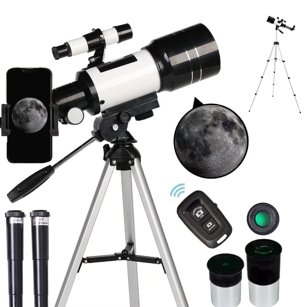 Telescope for Adults Astronomy, 70mm Aperture Refractor Telescopes (15X