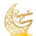thumbnail image 4 of WRITWAA eid decor Eid Moon Ornament Golden Festive Atmosphere 1Set, 4 of 8