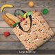 thumbnail image 5 of Balery Funny Sushi Bolsa de Mano para Mujeres con Cremallera, Bolsa de Gimnasio con Compartimentos, Bolsa para Laptop, Bolsa para Trabajo, 5 of 7