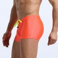 thumbnail image 5 of Elainilye Fashion Mens Swimsuit Breathable Trunks Pants Pockets Swimwear Beach Shorts Slim Beachwear,Orange, 5 of 6