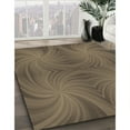 thumbnail image 3 of Ahgly Company Machine Washable Indoor Rectangle Transitional Dark Almond Brown Area Rugs, 5' x 7', 3 of 7