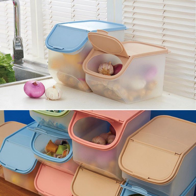 Pianpianzi Rice Freezer Container Glass Cereal Storage Containers for Food  Storage Glass Press Popup Storage Box Simple Mini With Cover Cotton Box  Square Round Sundries Sorting Box 