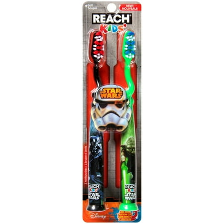 Reach Star Wars 2ct Toothbrush W/ Suctio