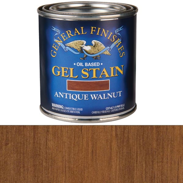 Antique Walnut Gel Stain, 1/2 Pint