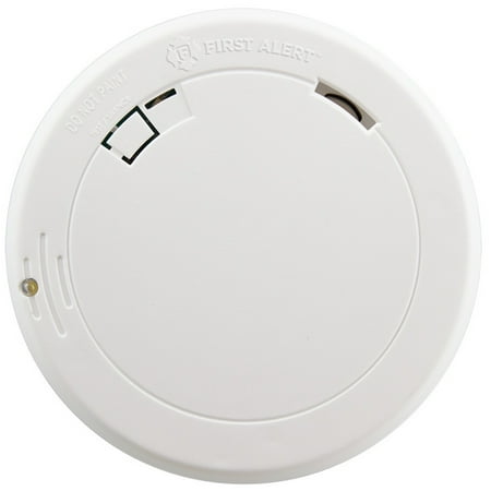 First Alert 10-Year Battery Photoelectric Smoke Alarm Slim Profile with Escape Light