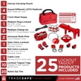 thumbnail image 2 of Kit de etiquetado Lockout TRADESAFE Professional con candados Loto, 2 of 9
