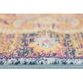thumbnail image 4 of 2â€™ x 8â€™ Rustic Orange Medallion Runner Rug, 4 of 5
