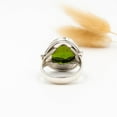 thumbnail image 4 of Handmade Peridot 925 Sterling Silver Ring | Green Gemstone Jewelry | August Birthstone Ring Gift for Women Size US 10, 4 of 6