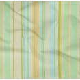 thumbnail image 3 of oneOone Tissu Popeline Sergé en Coton Biologique Imprimé Rayures Multicolores BTY 42 Pouces de Large, 3 of 3