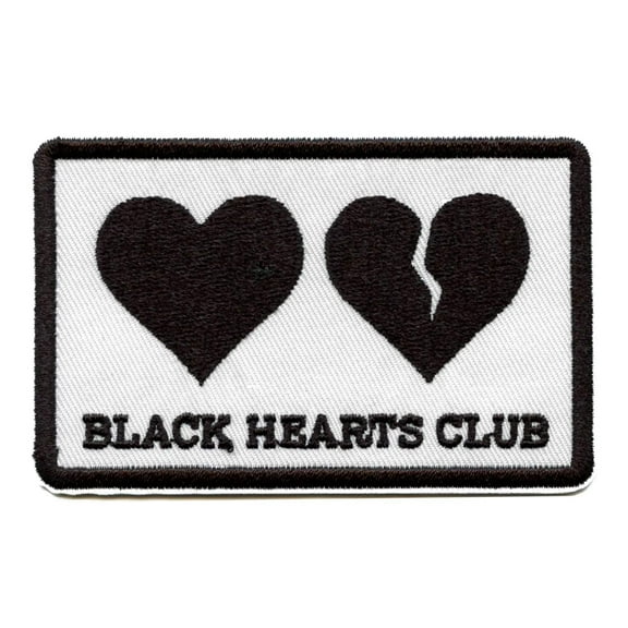 Men's Yungblud Black Hearts Club Woven Patch
