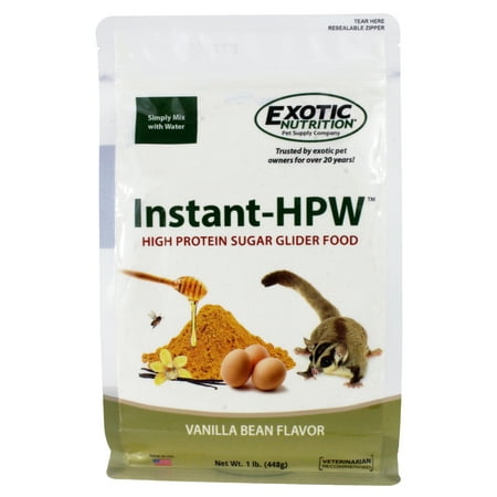 Instant-HPW High Protein Sugar Glider Food 8 oz. (Best Bedding For Sugar Gliders)