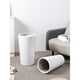 thumbnail image 5 of Maceta de cerámica con orificio de drenaje, for interior y exterior, de pie, grande, color blanco, 5 of 5