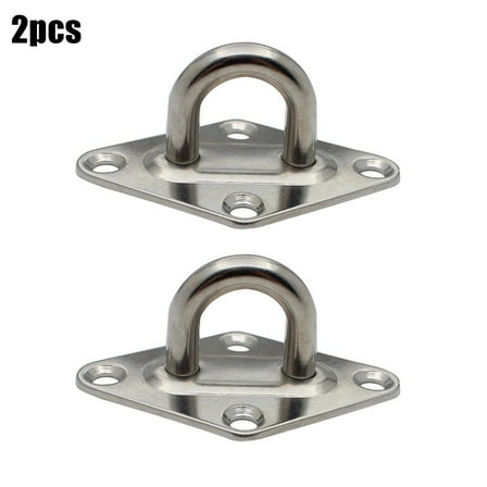 2x Marine Grade Stainless Steel Eyeplate for Boat Deck Attachment