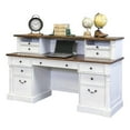 thumbnail image 1 of Pemberly Row Rustic Wood Hutch With Drawers Storage Hutch White, 1 of 6