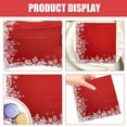 thumbnail image 3 of KAKOWELY 20 servilletas desechables con diseño de copos de nieve navideños, decoración para fiestas, exquisitos pañuelos para fiestas al aire libre, hermosas servilletas para fiestas., 3 of 5