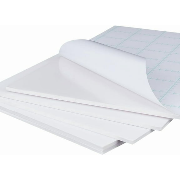 5Pcs White Self Adhesive Foam Boards 16.7x10.8 Inch Foam Core Baking Boards 5mm Thick Rectangle Foam Blank Boards Craft Foam Sheet