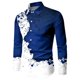 thumbnail image 1 of Camisas de manga larga con estampado de grafiti para hombre, ropa cómoda, ocio callejero, verano, Vaion, gran venta, 1 of 6