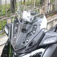 thumbnail image 3 of Adjustable Motorcycle Extension, Premium Acrylic, Universal Fitment, Motorcycle Wind Deflector Extension, Aluminum Alloy Bracket, Compatible with  Cruiser for Most Motorcycle, 3 of 7