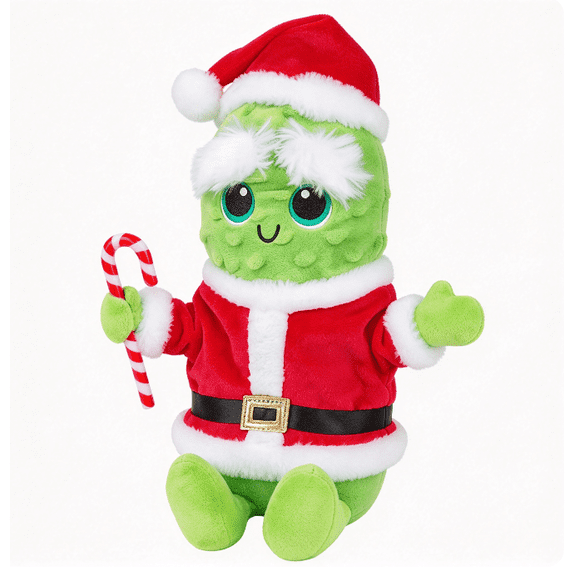 Holiday Living Pickle Christmas Musical Animated Plush Toy