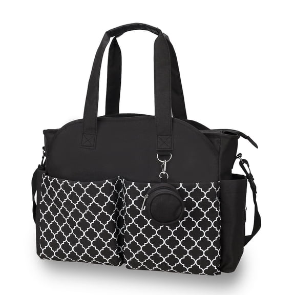 KALAKALA Diaper Bag Tote with Pacifier Holder Travel Diaper Bag with Adjustable Shoulder Strap and Insulated Pockets, Gray