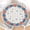 4thjul-buffalo Plaid, variant on Christmas Round Fitted Tablecloth with Elastic Edge,Water-Resistant Wipeable Red Xmas Winter Snowman Snowflake Blue Trees Table Cover for 40-44" Stretch Table Cloth for Dinner Indoor Outdoor Party