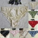 thumbnail image 5 of Ropa interior sexy brillante y sólida Fule, tangas suaves, bragas de seda para mujer, transpirables, 5 of 8