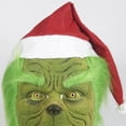 thumbnail image 3 of Máscaras de látex de monstruo verde Máscara divertida de talla única para fiesta de Navidad (guantes de máscara) Ehuebsd libre de BPA, 3 of 9