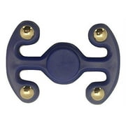 New Style T Dual Blue Color Fidget Hand Spinner Toy Stress Reducer Ball Bearing High Speed Hand Spinners - May help with ADD, ADHD, Anxiety, and Autism Adult Children