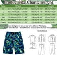 thumbnail image 2 of Men's Beach Shorts Quick Dry Hawaii Tropical Print Board Shorts With Pockets Loose Breathable Summer Casual Shorts, 2 of 7