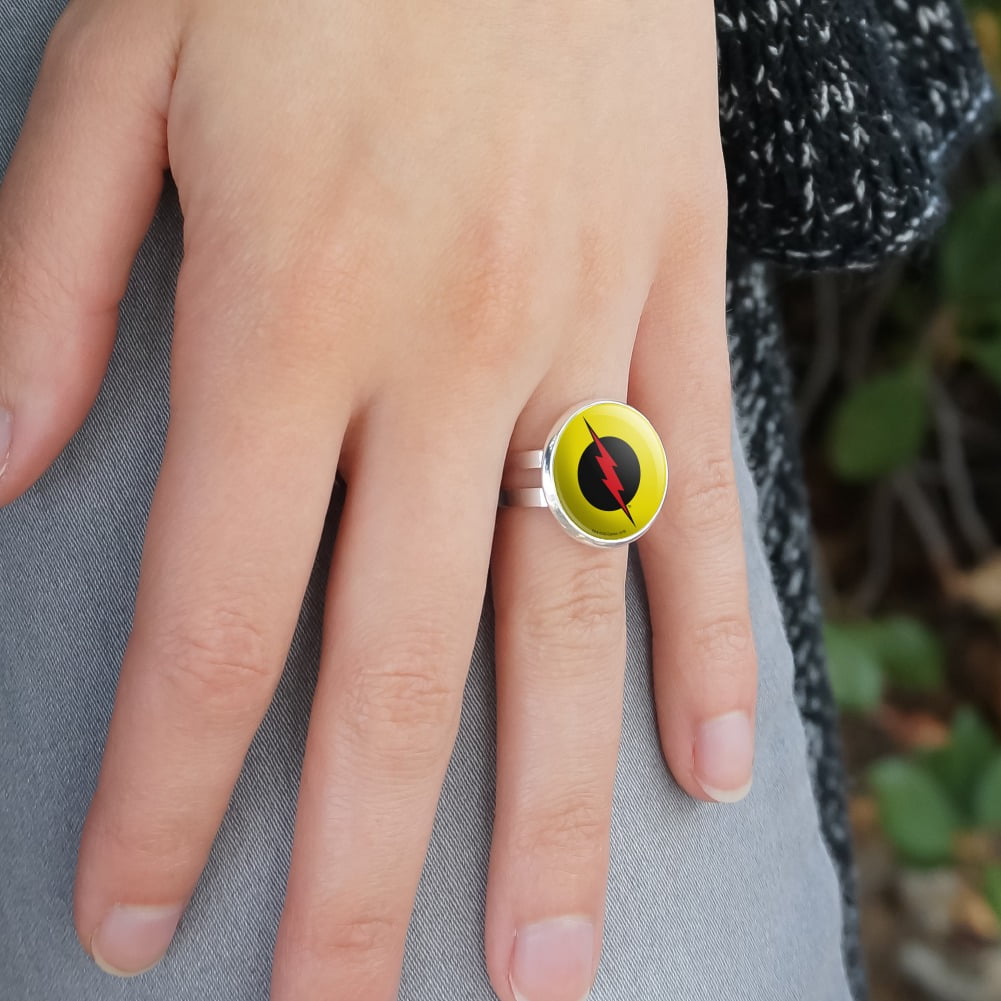 Jiangtao The Flash Season Cosplay Reverse Flash Ring 316L Stainless Steel  Mens Gift Jewelry (Gold, 8) in Oman | Whizz Rings