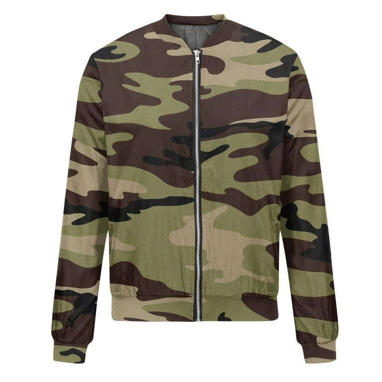GXIPO Camo Jacket Women Trendy Bomber Jackets Lightweight Thin