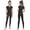 Black, variant on Girls Gymnastics Bodysuits Full Length Jumpsuit One Piece Tank Unitard Activewear Ballet Dance Leotard Grey 16