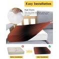 thumbnail image 5 of Red Black Ombre Couch Cushion Covers Stretch, Washable Sofa Seat Covers Individual Seat Cushion Sofa Slipcovers Modern Gradient Abstract Art Couch Cover Furniture Protector S-2PCS, 5 of 7