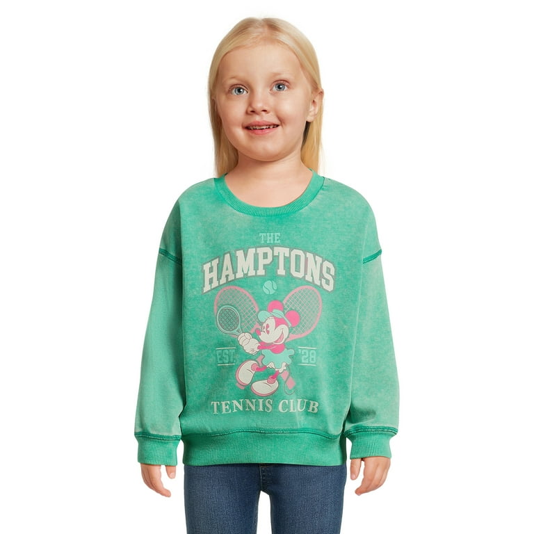 Minnie Mouse Toddler Girl Crewneck Sweatshirt Sizes 12M 5T Walmart