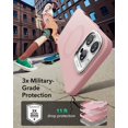 thumbnail image 3 of Funda de silicona ESR con soporte para iPhone 16 Pro Max, color rosa, 3 of 9