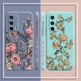 thumbnail image 5 of Case For OPPO Realme 9 8 8I 7 6 5 C21 GT NEO 2 3 5 V15 V25 Colour Simple Liquid Silicone Case The Most Beautiful Flower, 5 of 5