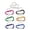 Multi-Color, variant on 2 Inch Extra Small Carabiner Key Chain - Silver Chrome