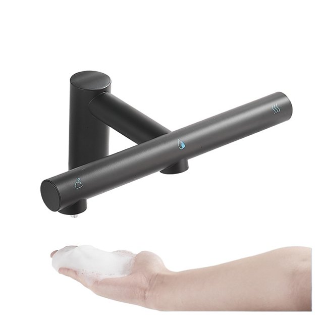 Bathroom Faucets 3 in 1 Design Automatic Hand Washing Bathroom Hands Dryer Drying Machine ,Easy to Use