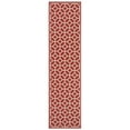 thumbnail image 6 of SAFAVIEH Beach House Kadri Geometric Indoor/Outdoor Area Rug, Red/Creme, 4' x 6', 6 of 11