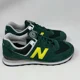 thumbnail image 1 of New Balance 574 V2 Classic Sneakers Mens 10.5 D Green Yellow Suede Running Shoes, 1 of 6