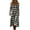 White, variant on Tnhcen Women's Bohemian V Neck Long Sleeve Plaid Print Maxi Dress Nylon Spandex Matte Finish Casual Dress Plus Size S-2XL Loose Flowy Daily Outfit Beach Party Wear