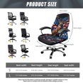 thumbnail image 7 of POLERO All-in-one Office Chair Slipcover with American Flag Buck Deer, Elastic Brushed Fabric Removable Anti Dust Cover for Home Gaming and Executive Office, 7 of 7