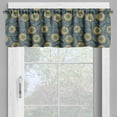 thumbnail image 4 of Ambesonne Floral Valance & Curtain, Fresh Green Foliage Leaves, 55"x36", Multicolor, 4 of 6
