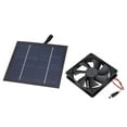 20W Solar Powered Waterproof IP65 Mini Exhaust Fan 20 Conversion
